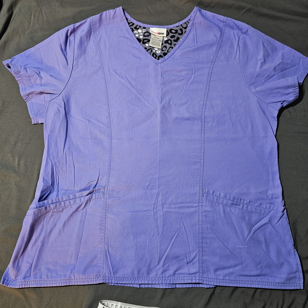 ⭐️*2/$20* Scrubstar Women's V-Neck Top in Lavender Size XL